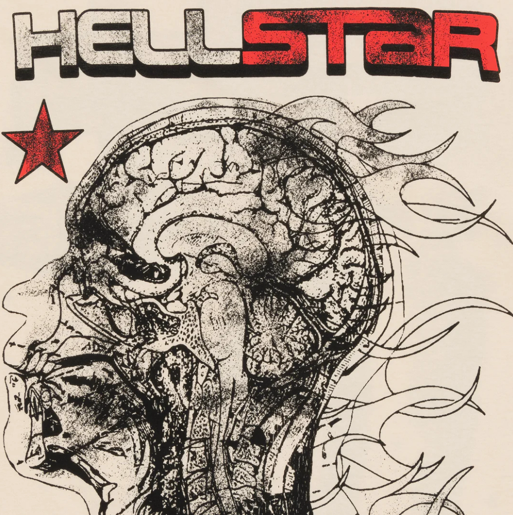 Hellstar Studios Cranium Tee Creme