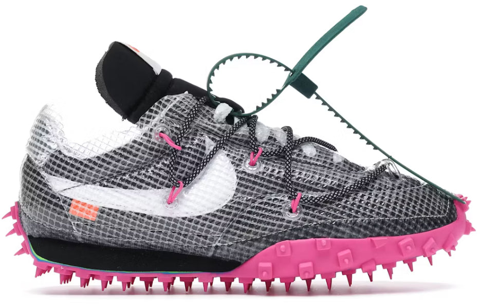 Nike Waffle Racer Off-White Schwarz (Damen)