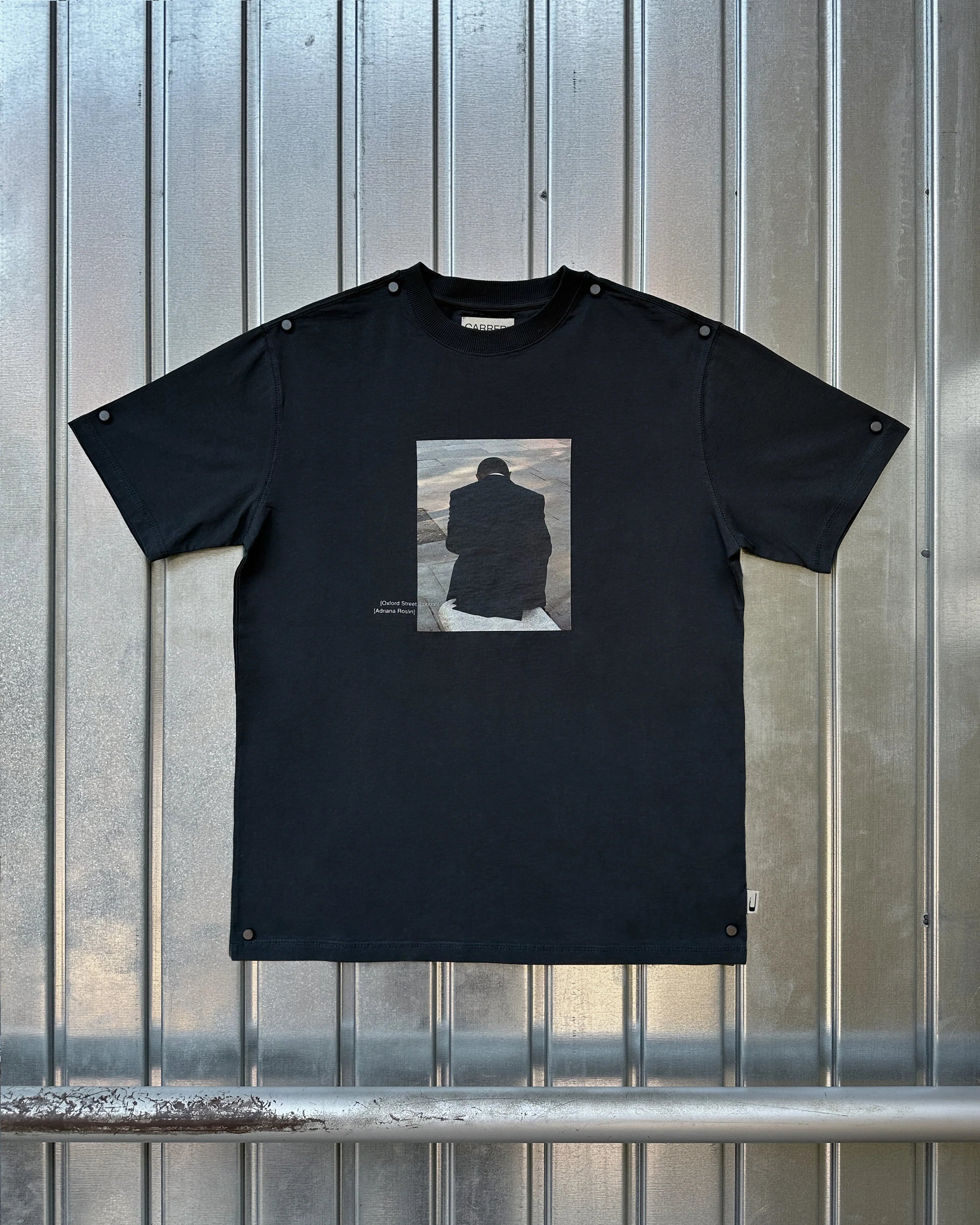 Carrer Street Series T-Shirt in Asphalt Gray