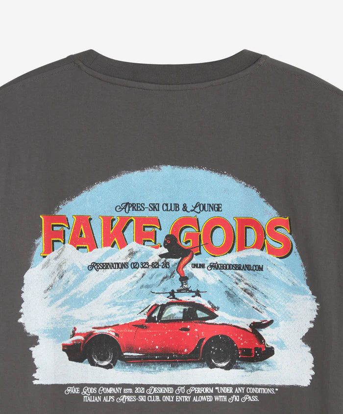 Fakegods Après Ski Tee Dark Gray