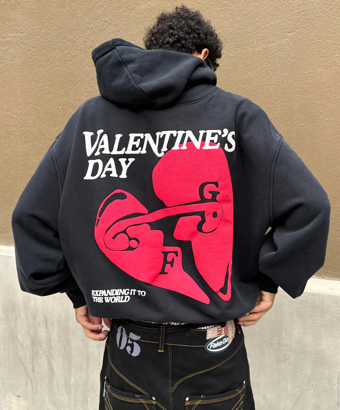 Fakegods Valentine&#39;s Hoodie Black