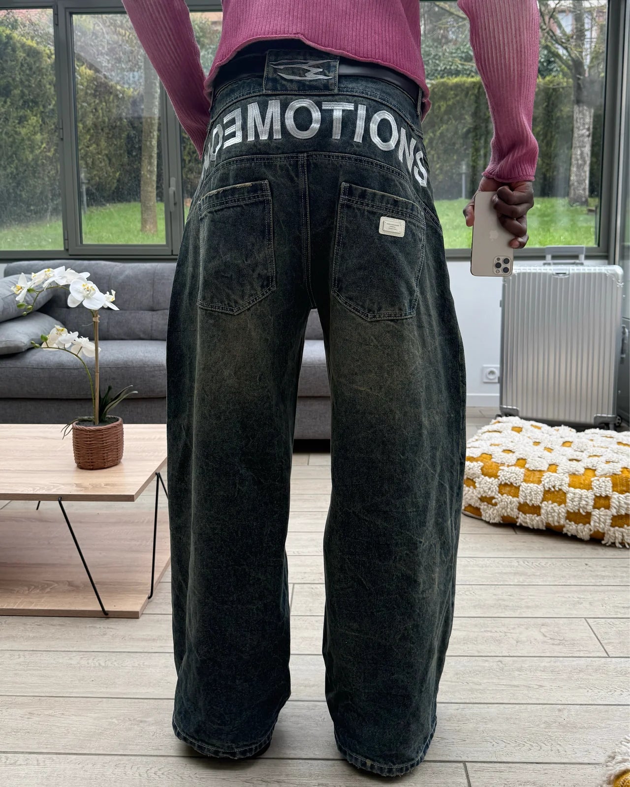 Noemotions Masterpiece Baggy Jeans Verwaschener Denim