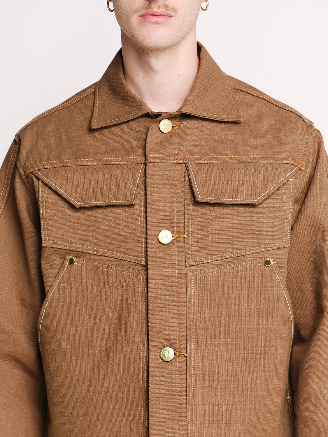 DÜA DÜA Chaqueta N°21 (canvas) Marrón