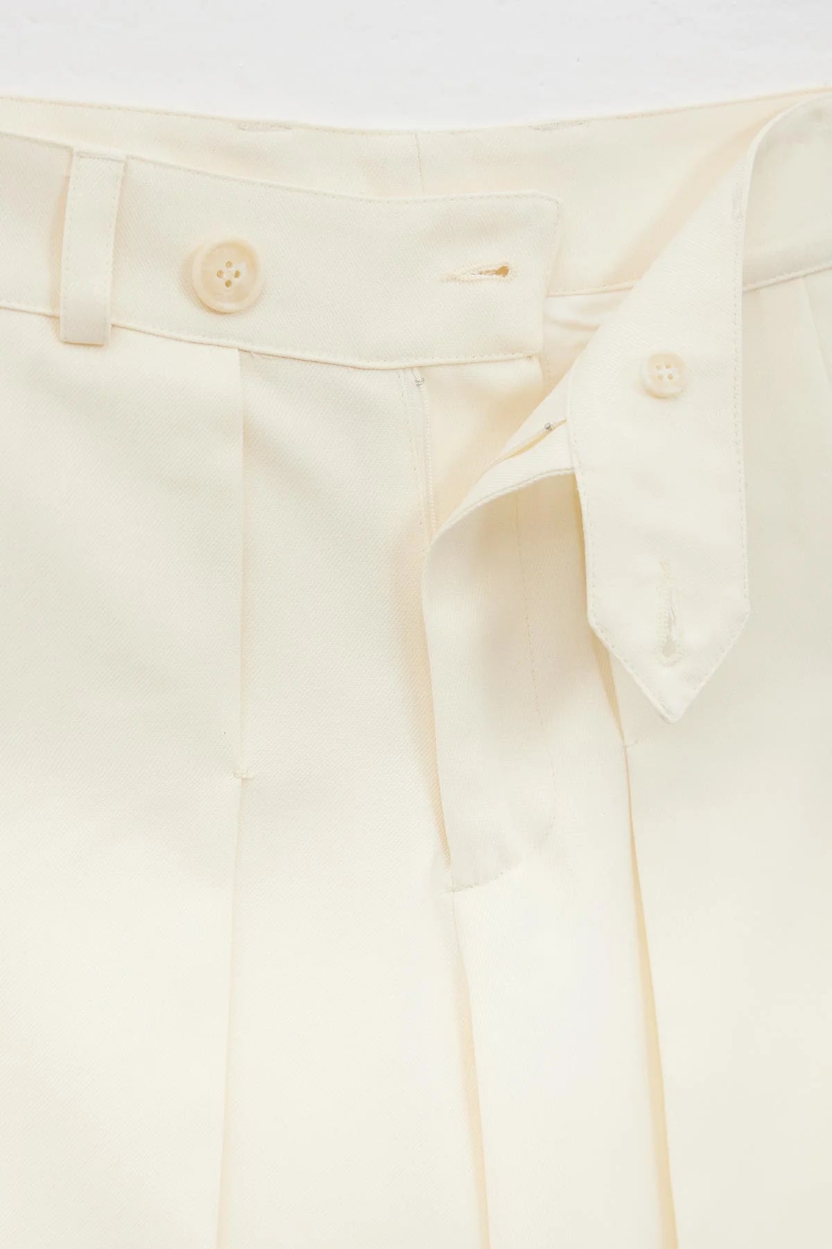 Ugo Boulard Sailor Twill Shorts With Hand Stitched Label