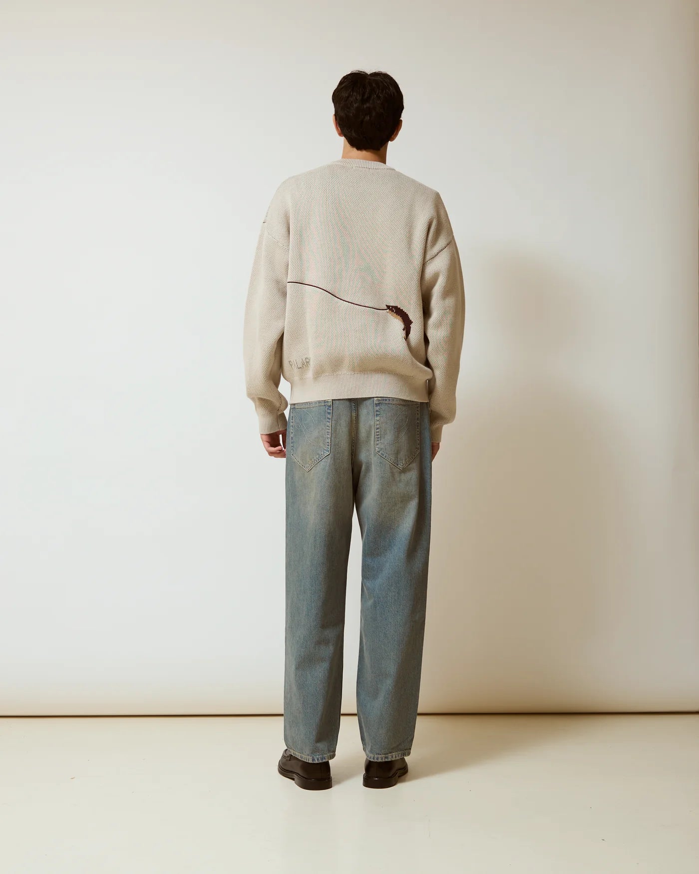 Palard White Marlin Knit Sweater