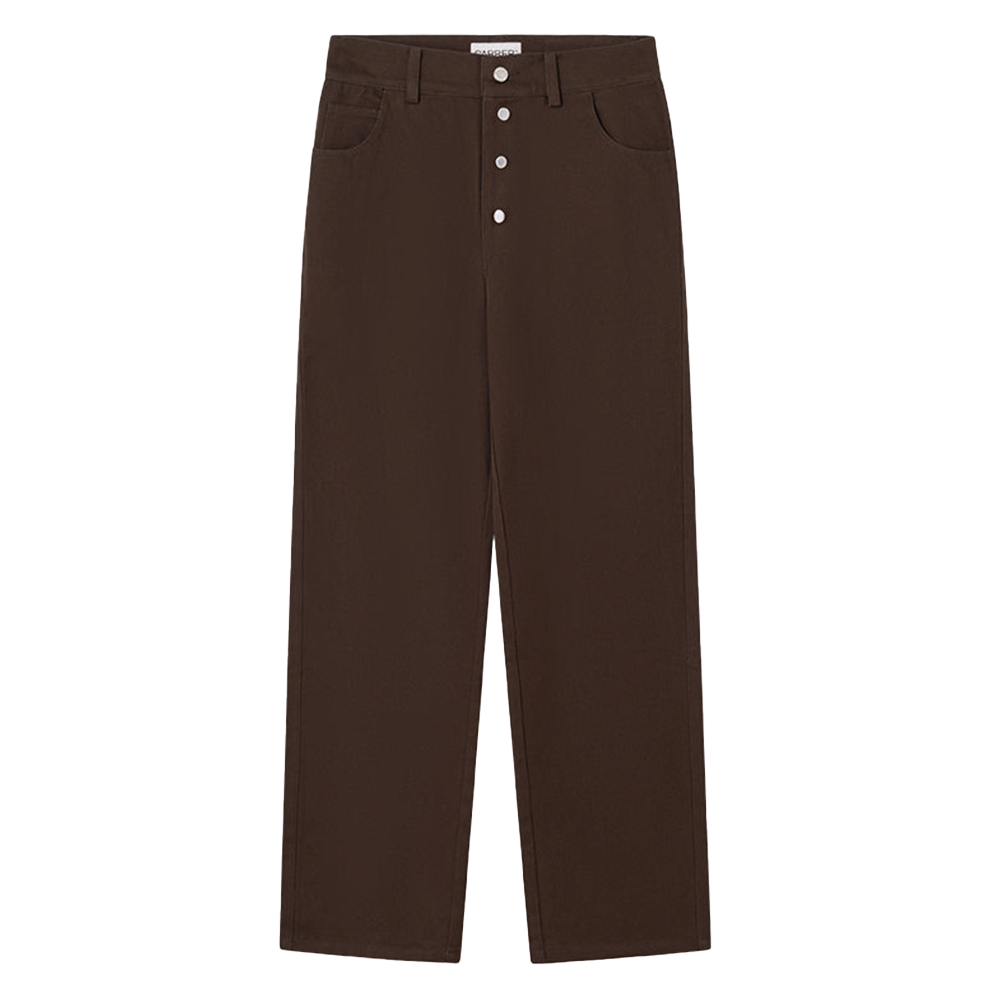 Carrer Wide Straight Pant Antique Brown &amp;amp; Blue