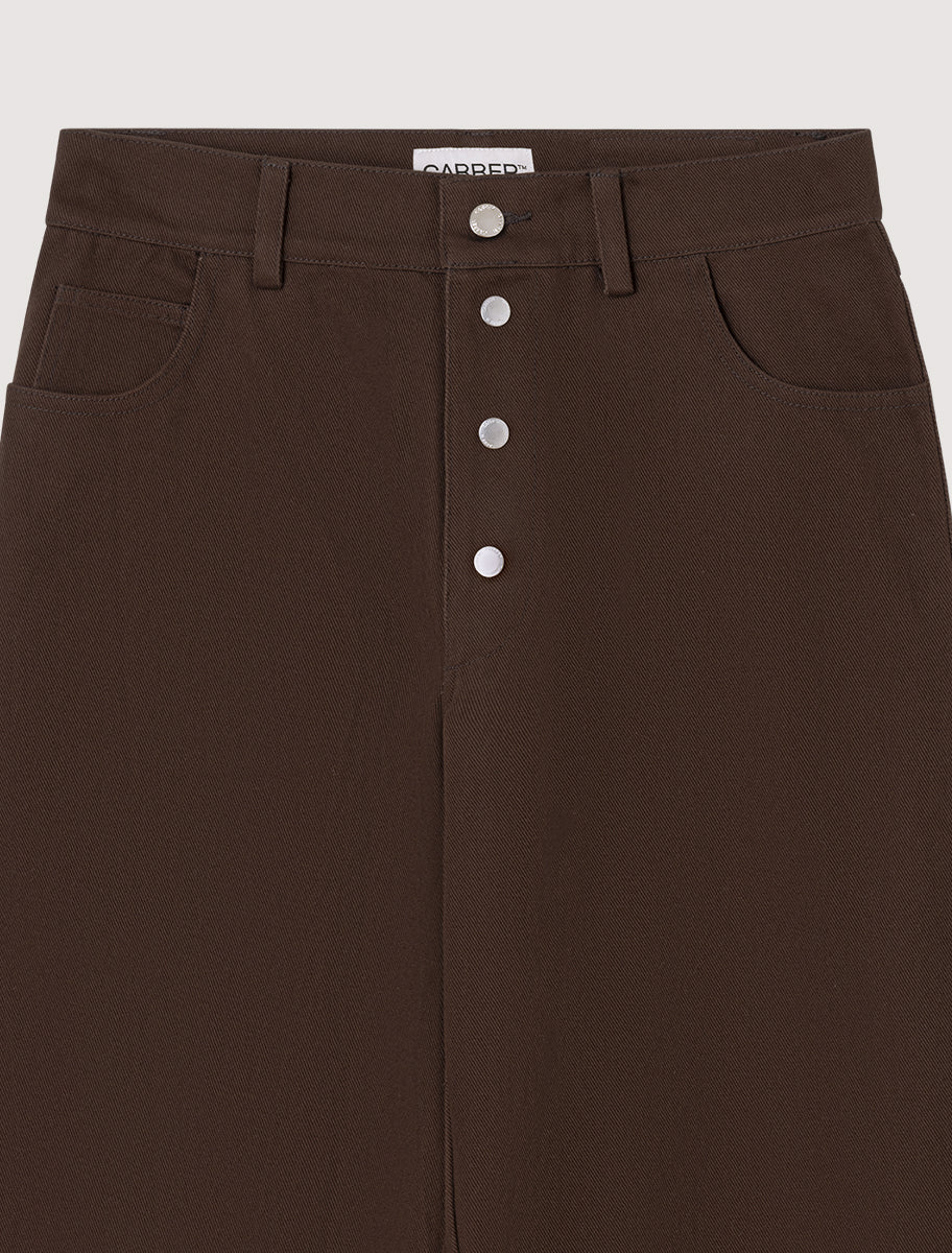 Carrer Cercs Wide Straight Pants Brown