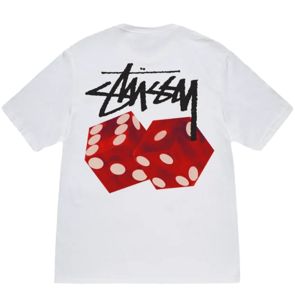 Stussy Diced Out White Tee – The Garden