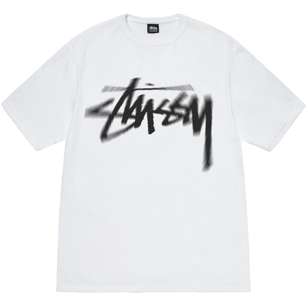 STUSSY DIZZY STOCK TEE WHITE