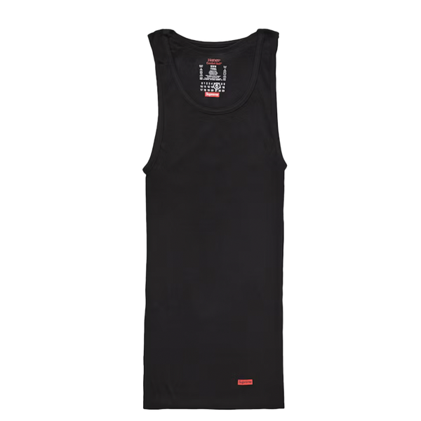Supreme MM6 Maison Margiela Hanes Tagless Tank Top (2er Pack) Schwarz – The  Garden