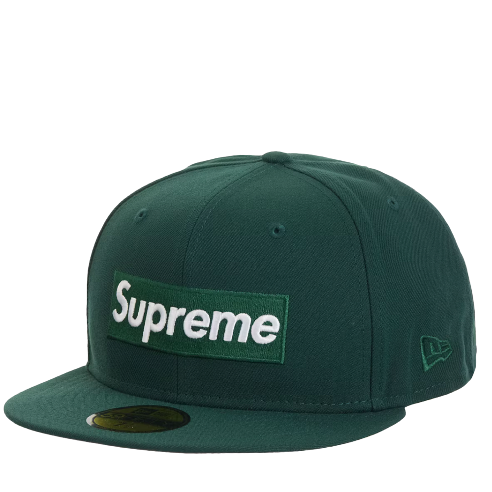 Supreme Sharpie Box Logo New Era Fitted Cap Dark Green