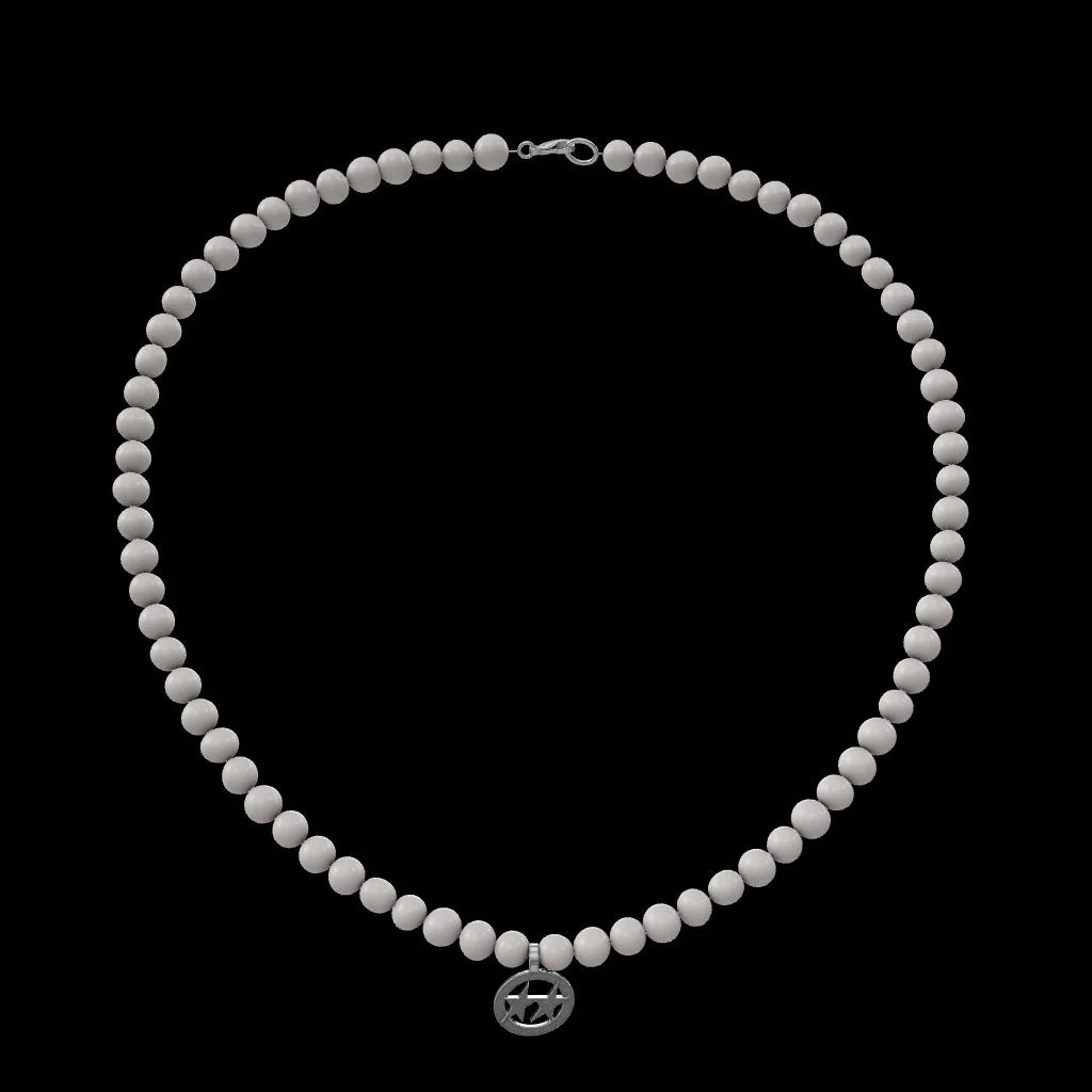 Twojeys 925 Icon Pearl Necklace Silver
