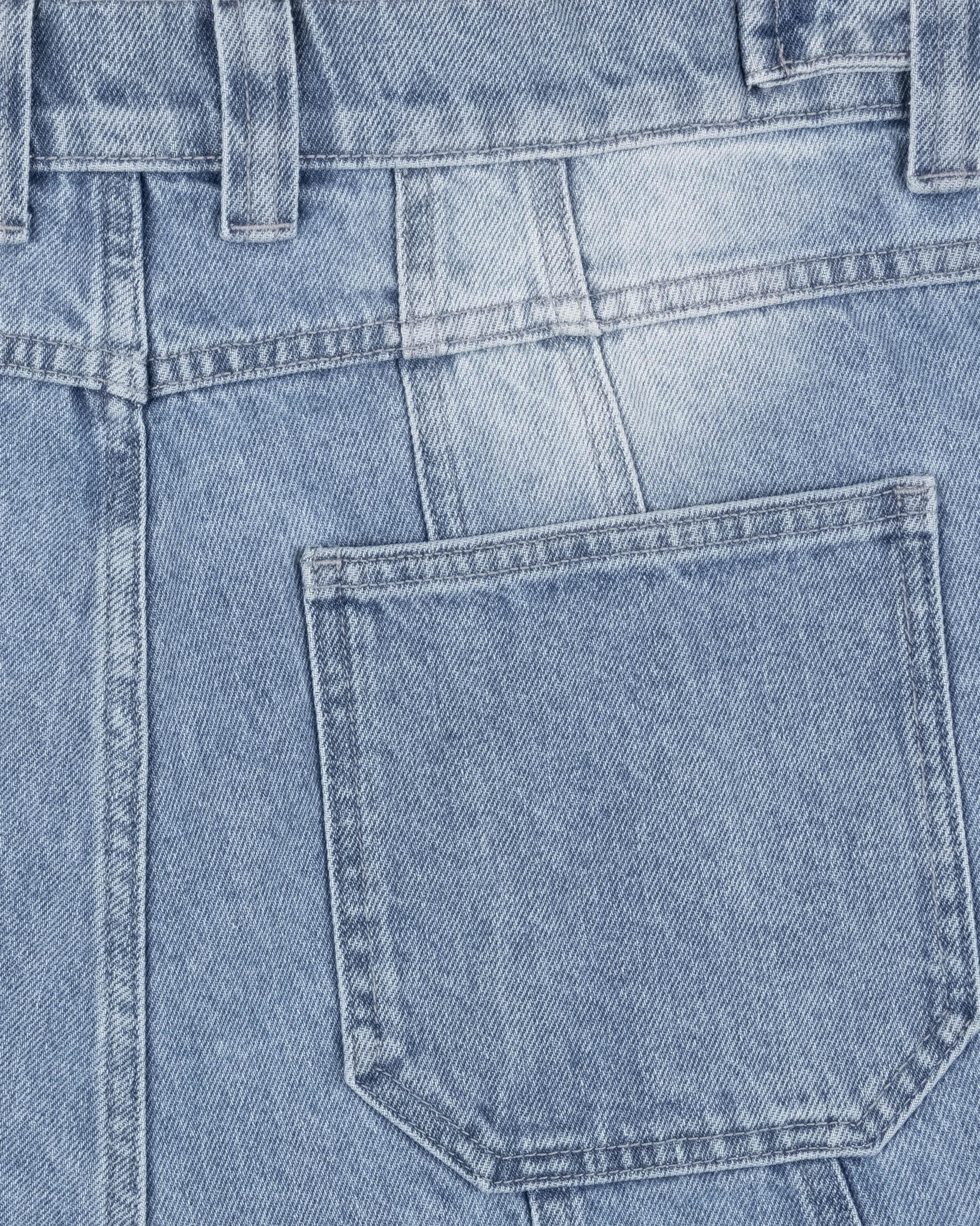 Vicinity Blue Washed Denim Cargo Jorts