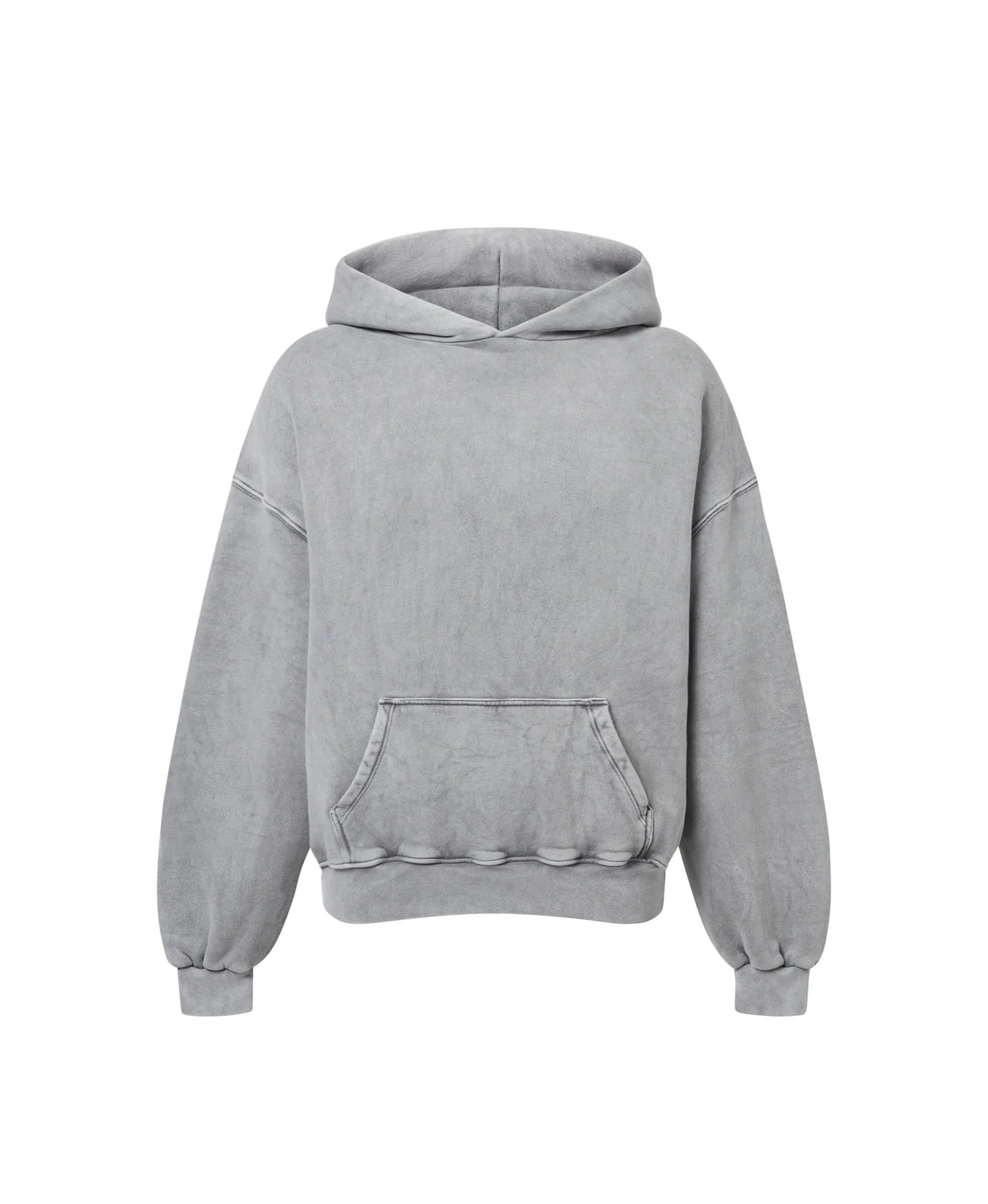 Velour Garments 450 GSM Vintage Gray Hoodie