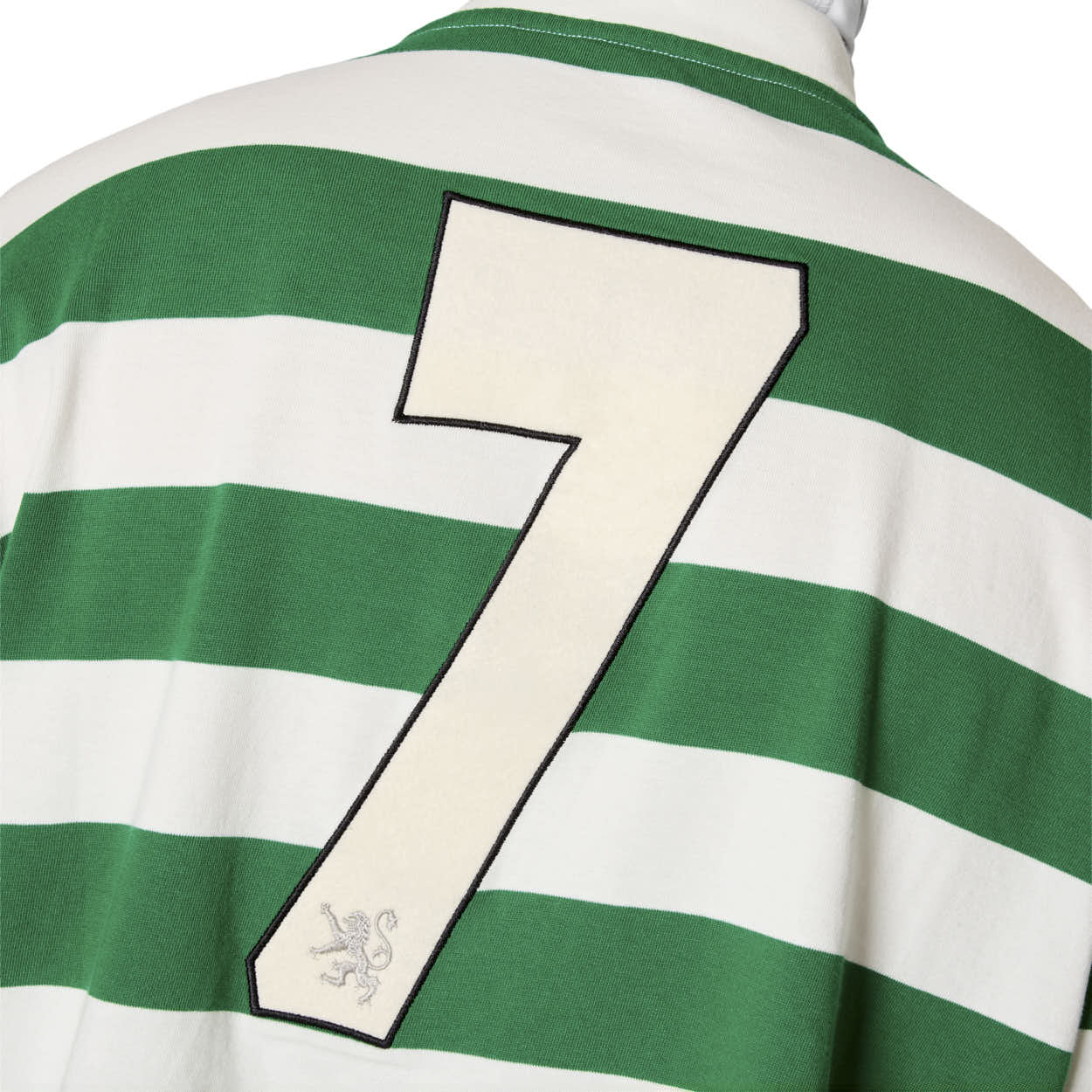 WARBURTON Striped G/W Long Sleeve Green