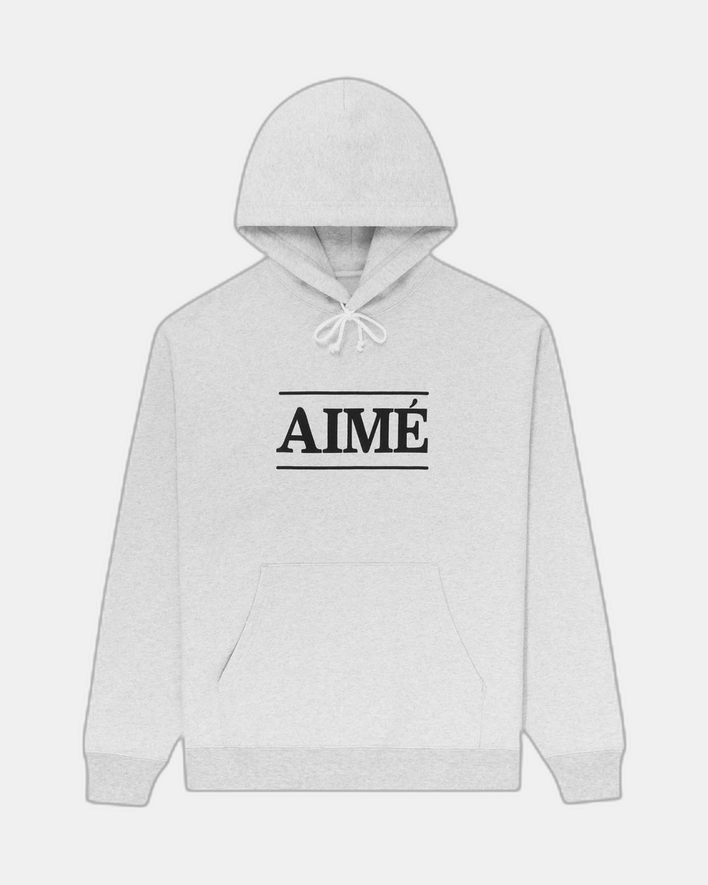 Aimé Leon Dore Logo Hoodie Melage Grey