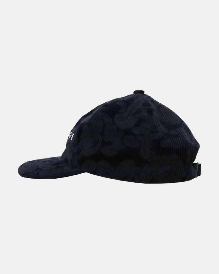 BAPE Solid Camo Corduroy Panel Cap Navy