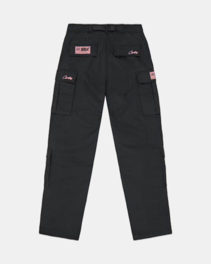 corteiz GUERILLAZカーゴパンツ 黒ピンクアルカトラズカーゴパンツ Corteiz Guerillaz Cargo Pant Black/Pink – The Garden