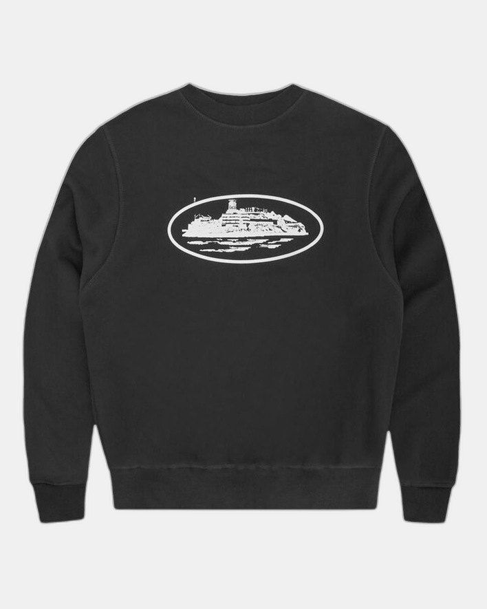 Corteiz OG Alcatraz Sweatshirt &#39;Black&#39;