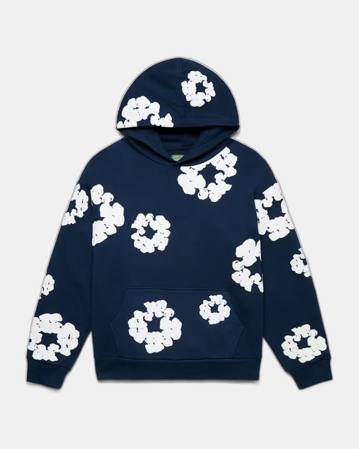 Denim Tears The Cotton Wreath Sweatshirt Navy