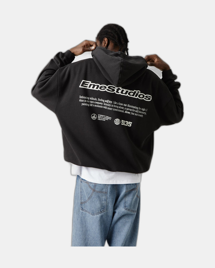EME Studios Grin Shadow Oversized Hoodie