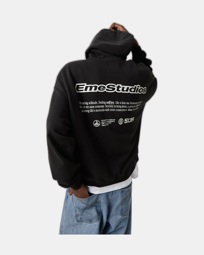 EME Studios Grin Shadow Oversized Hoodie