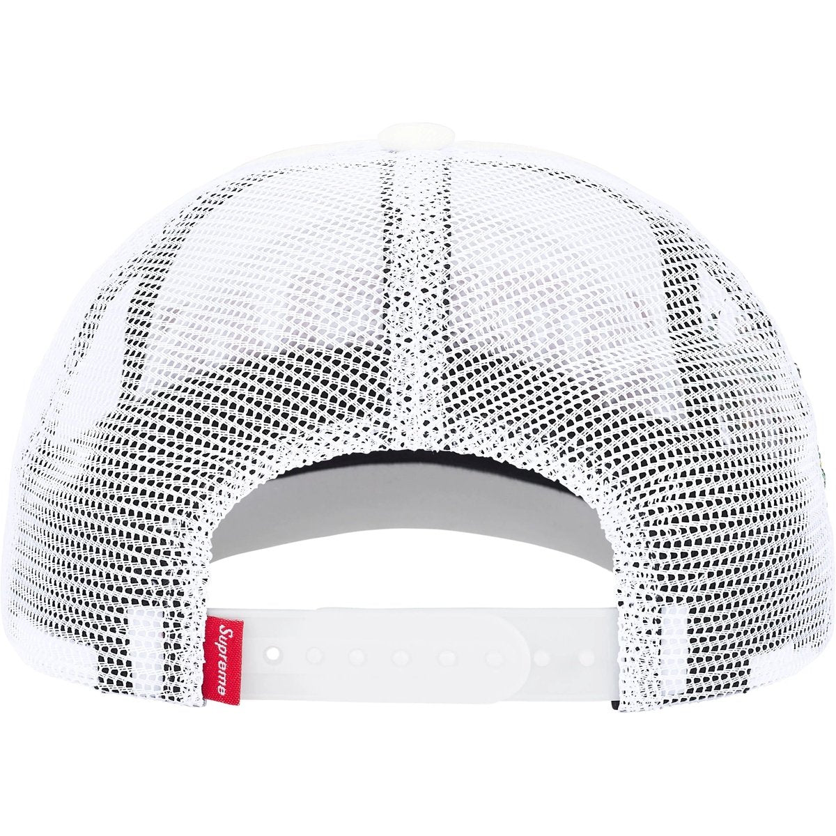 Supreme Crest Mesh Back 6-Panel White