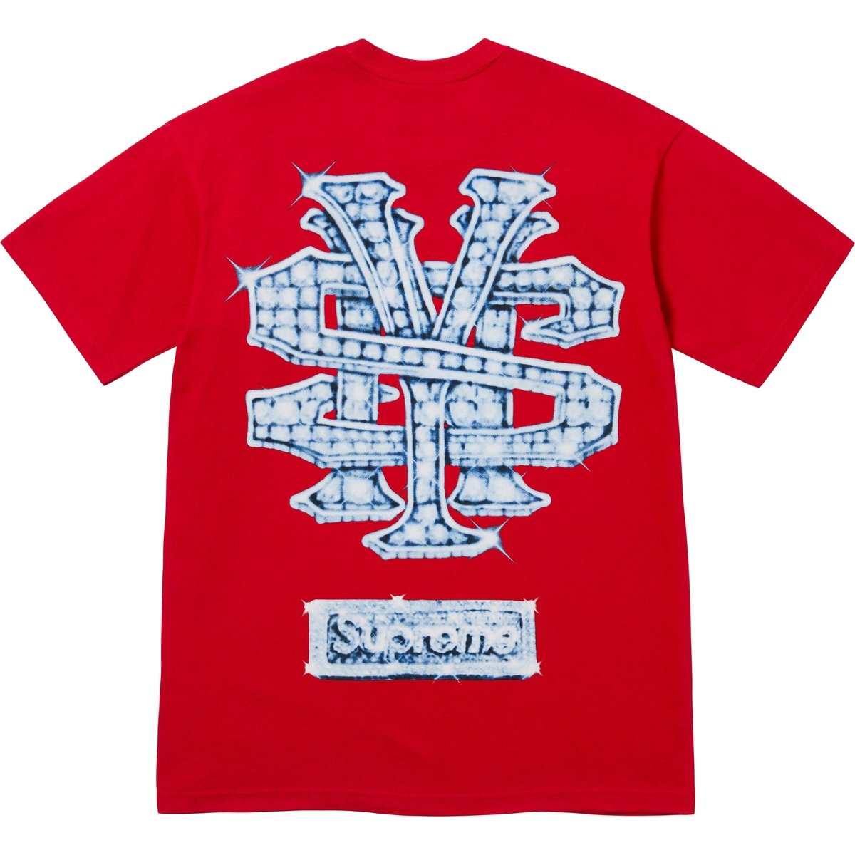 Supreme Snowman Tee Red