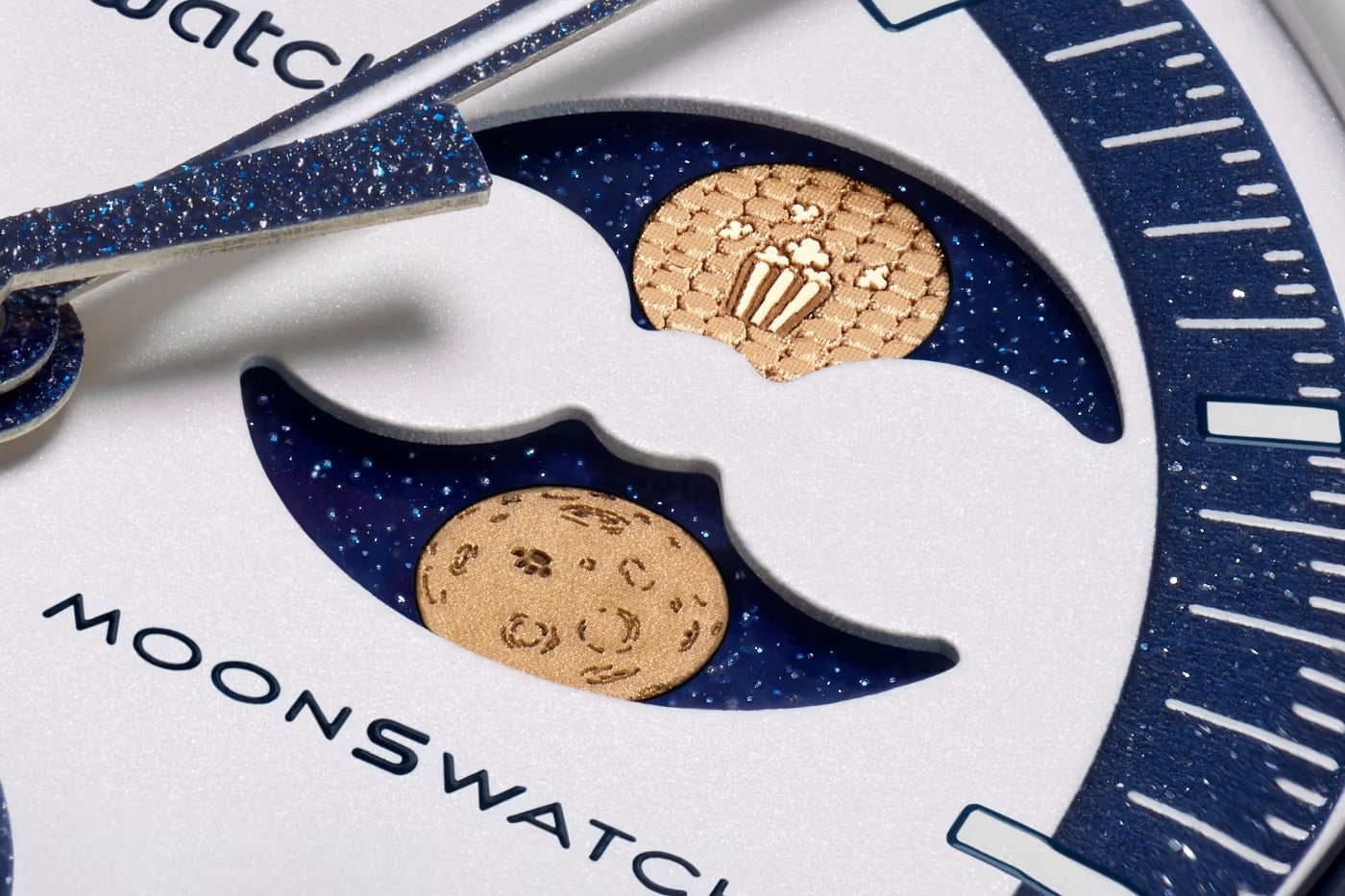 Swatch x Omega Bioceramic Moonswatch Mission To Earthphase Moonshine Snoopy Gold (Corn Moon)