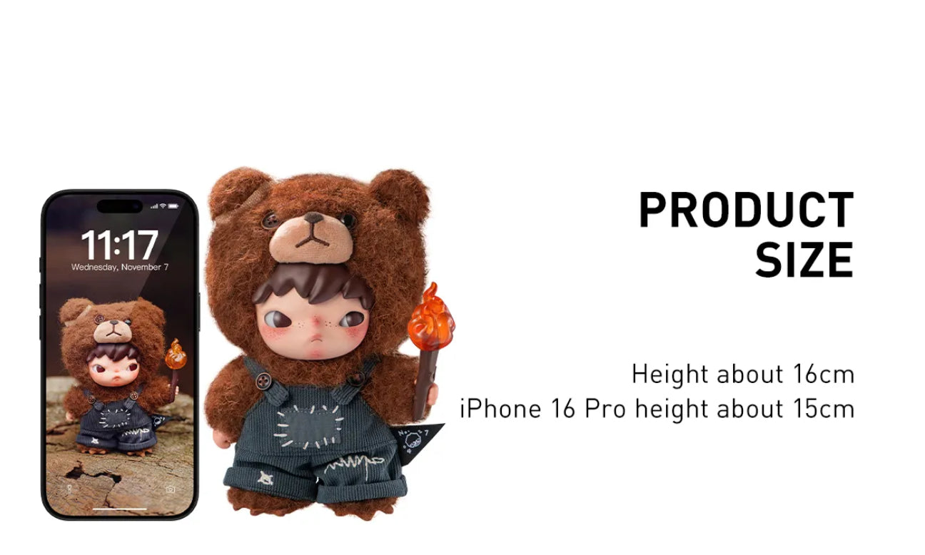 Pop Mart Hirono Living Wild-Fight for Joy Plush Doll