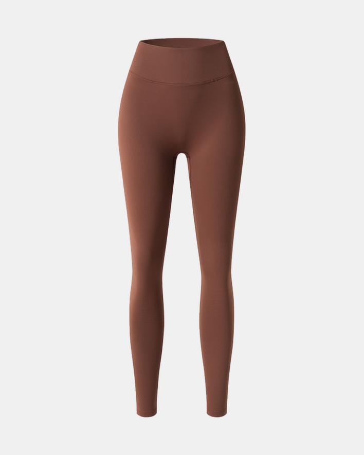 Jelenew logo Soft-brushed Leggings Smoky Brown