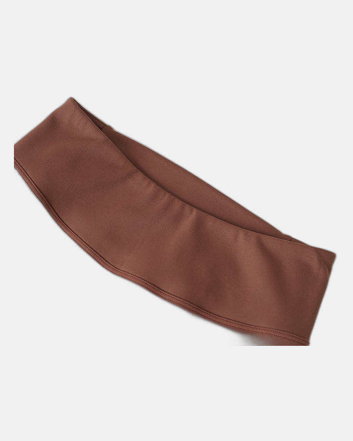 Jelenew logo Soft-brushed Leggings Smoky Brown