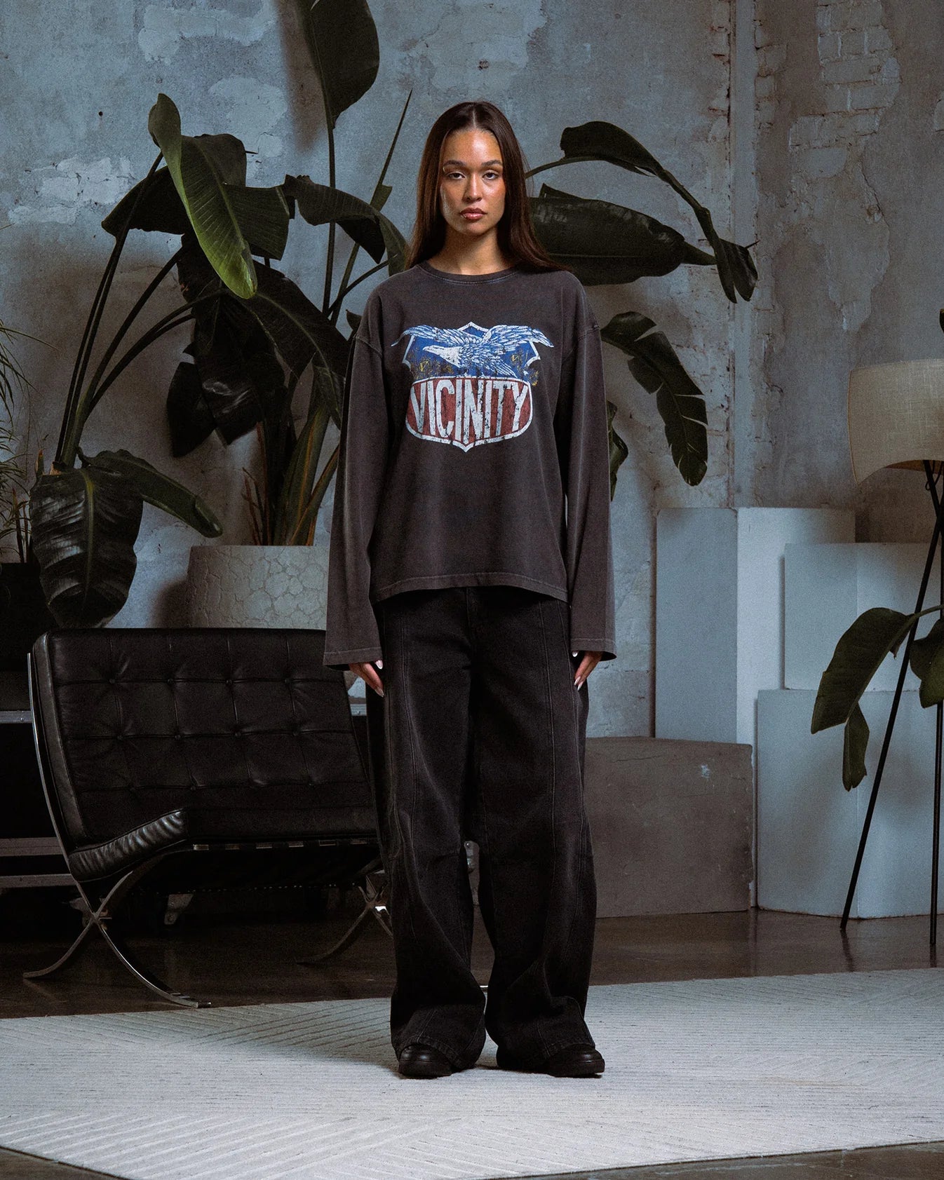 Vicinity Route Longsleeve Vintage Black