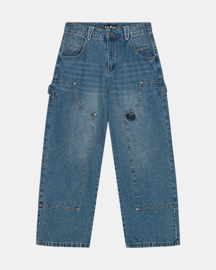 Lost Boys Baggy Carpenter Stonewashed Blue