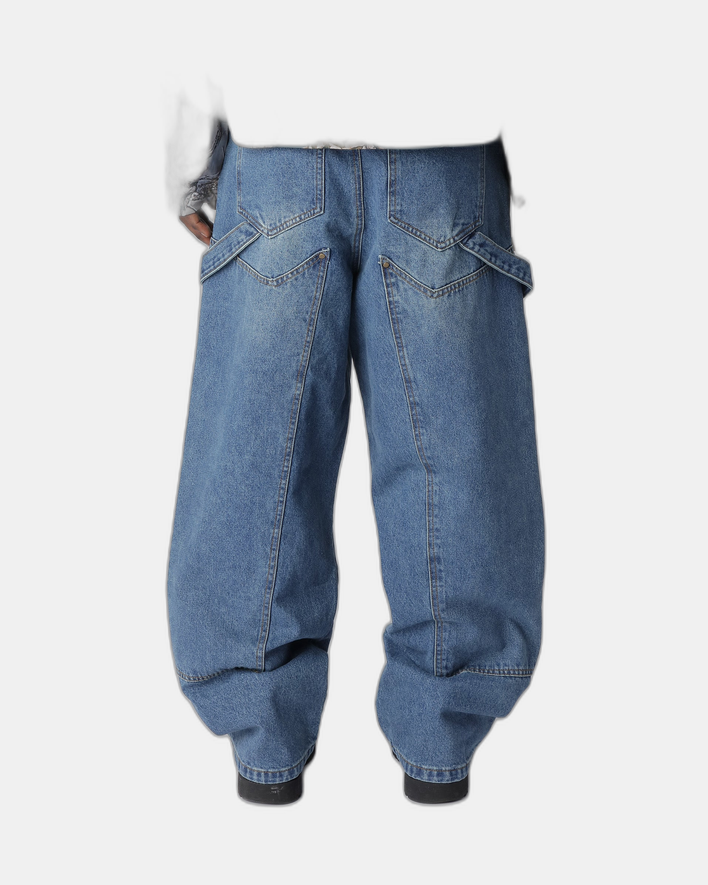 Lost Boys Baggy Carpenter Stonewashed Blue
