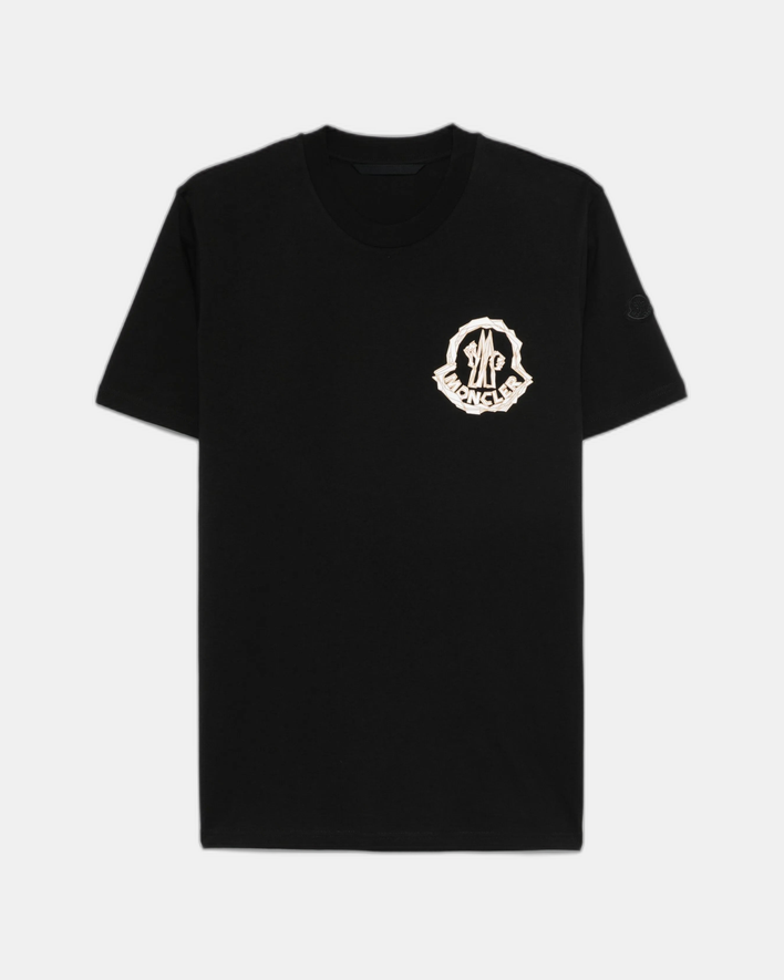 Moncler SS25 Logo T-Shirt Black