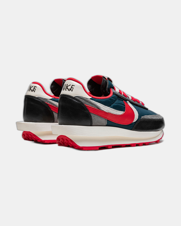 Nike LD Waffle sacai Undercover Midnight Spruce University Red