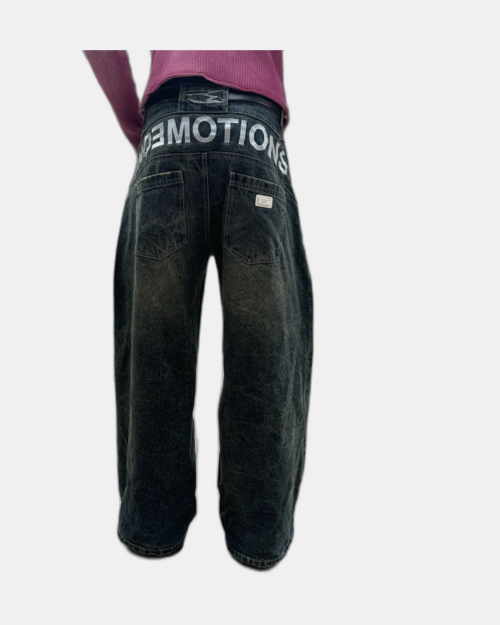 Noemotions Masterpiece Baggy Jeans Washed Denim