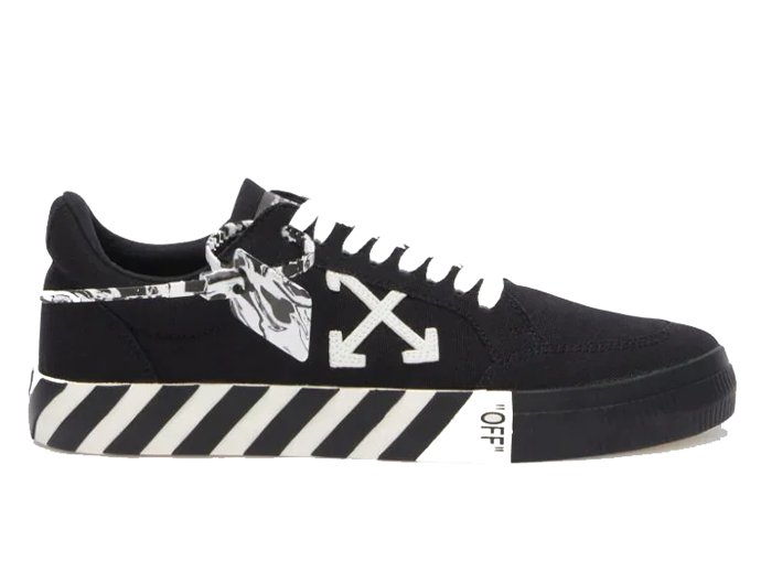 Off-White Low Vulcanized Sneakers Black-White