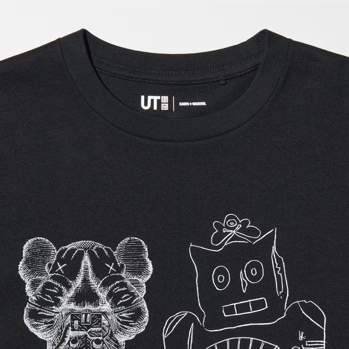 KAWS x Uniqlo Warhol UT Graphic T-shirt Black