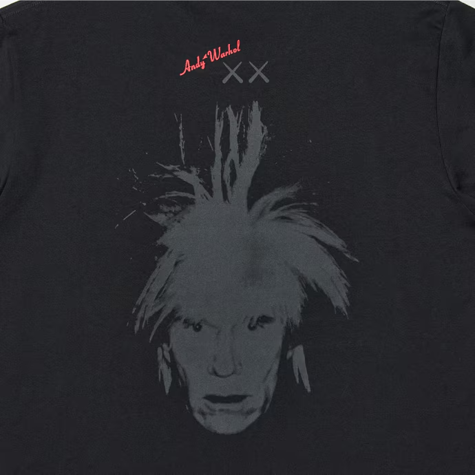 KAWS x Uniqlo Warhol UT Graphic T-shirt Black