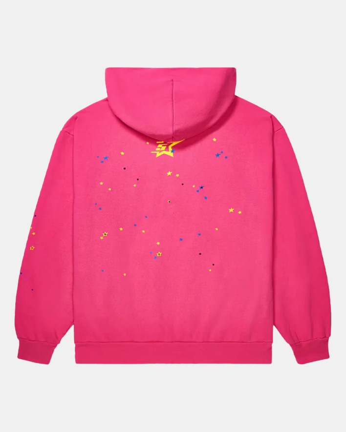 Sp5der P*NK V2 Hoodie Pink – The Garden