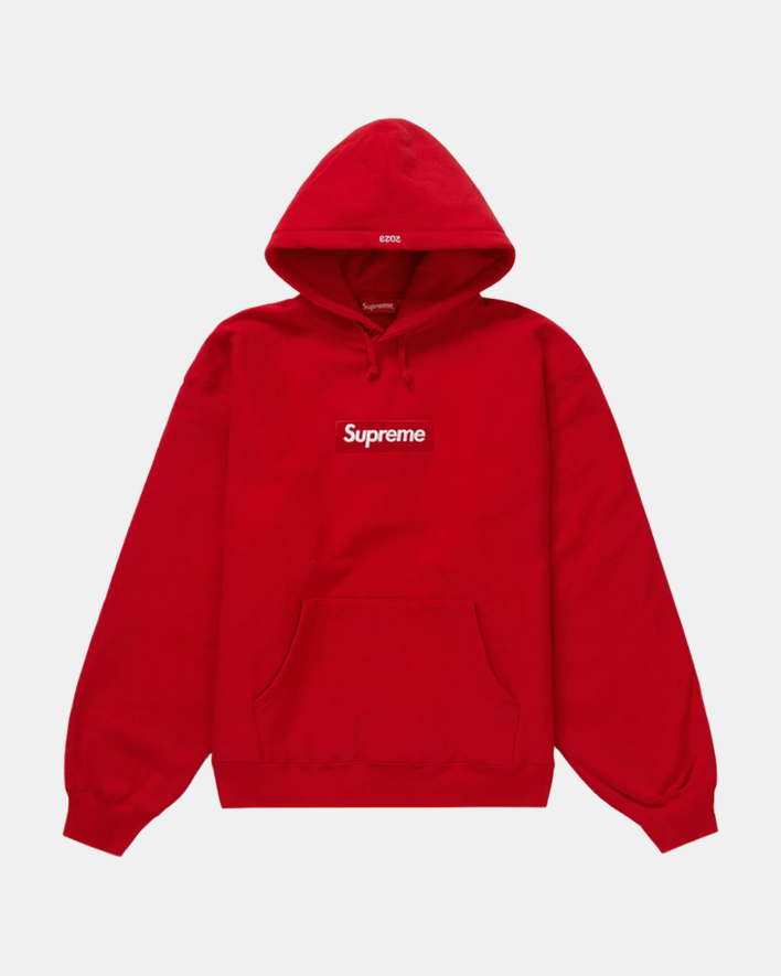 Supreme Box Logo Hooded Sweatshirt (FW23) Red