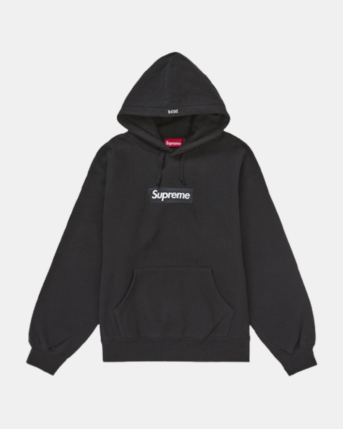 Supreme Box Logo Hooded Sweatshirt Sweatshirt (FW24) Black