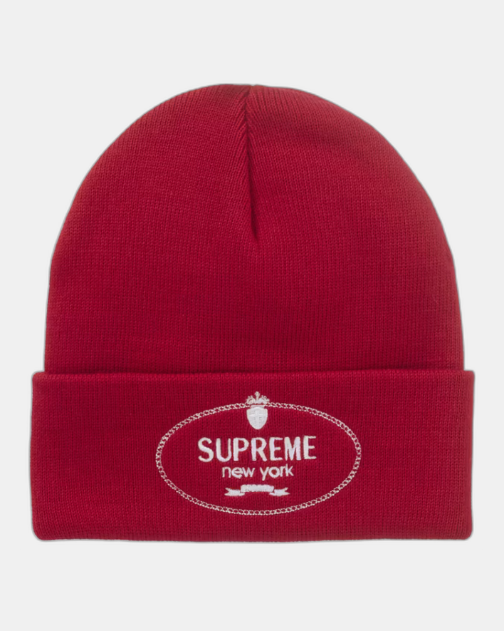 Supreme Crest Beanie Red