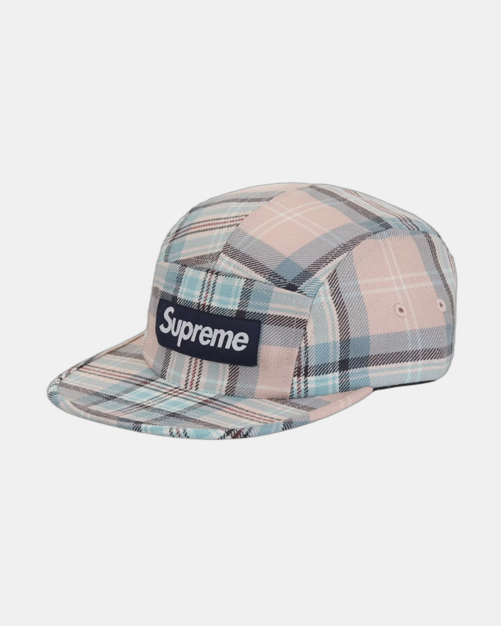 Supreme Lochcarron Camp Cap Rose Plaid