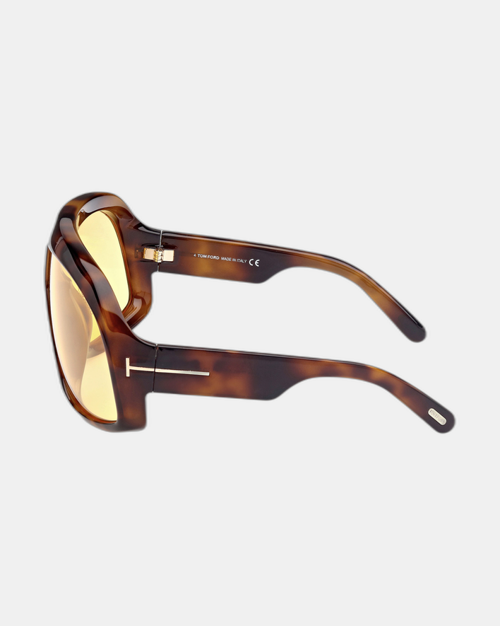 Tom Ford Cassius Brown Yellow Sunglasses