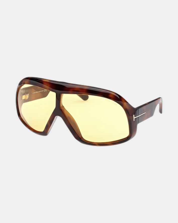 Tom Ford Cassius Brown Yellow Sunglasses
