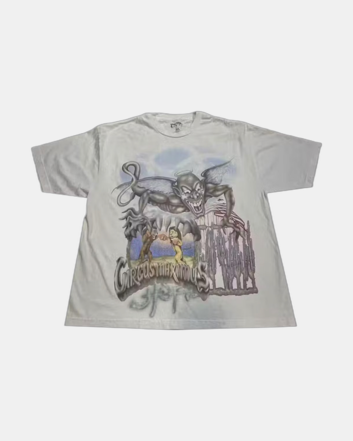 Travis Scott Utopia Circus Maximus 2023 Tour III Tee White
