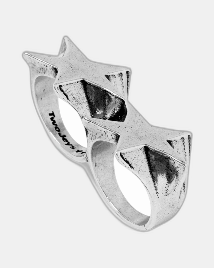 TwoJeys Superstar Knuckle Ring Silver